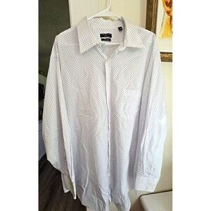 Shaquille O'Neal Shaq XLG Cooling Button-Up Dress Shirt Sizes 19-34/35